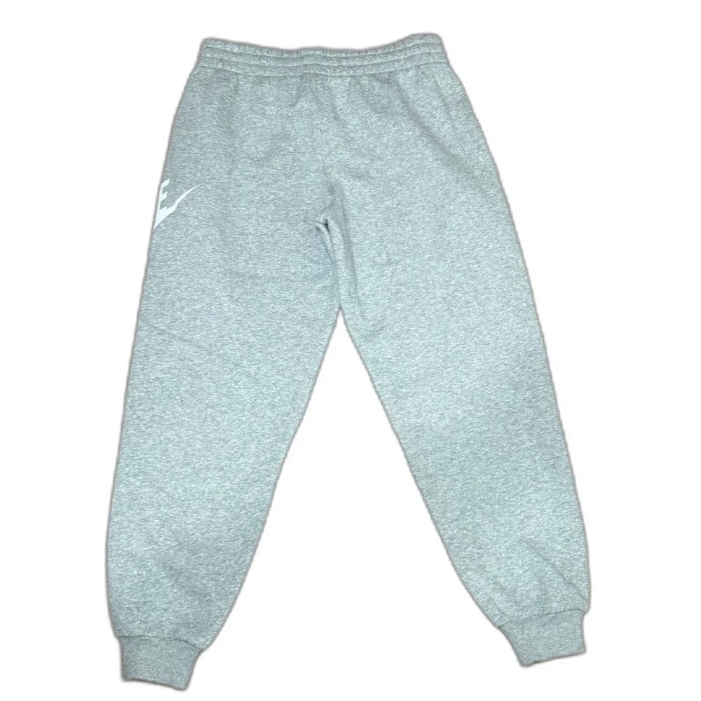 2 PAIR NIKE Big Kid Fleece Joggers Size YM‎  White and Grey  NWOT Unisex